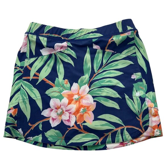 Polo Ralph Lauren Tropical Floral Print Golf Skort Girls Small/7 - Picture 1 of 12